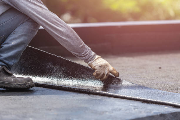 Professional Waterproofing technician working in Butler, IN